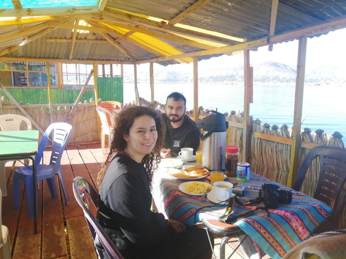 Uros Lodge Lover Titiqaqa Puno Bagian luar foto