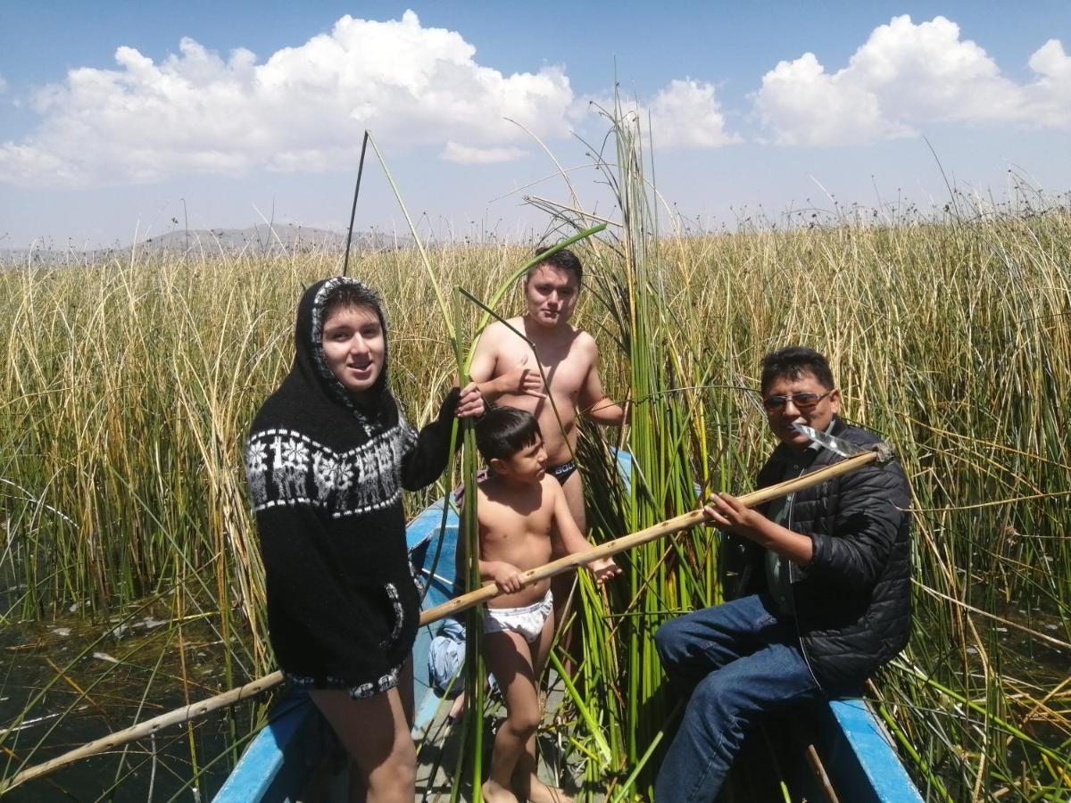 Uros Lodge Lover Titiqaqa Puno Bagian luar foto