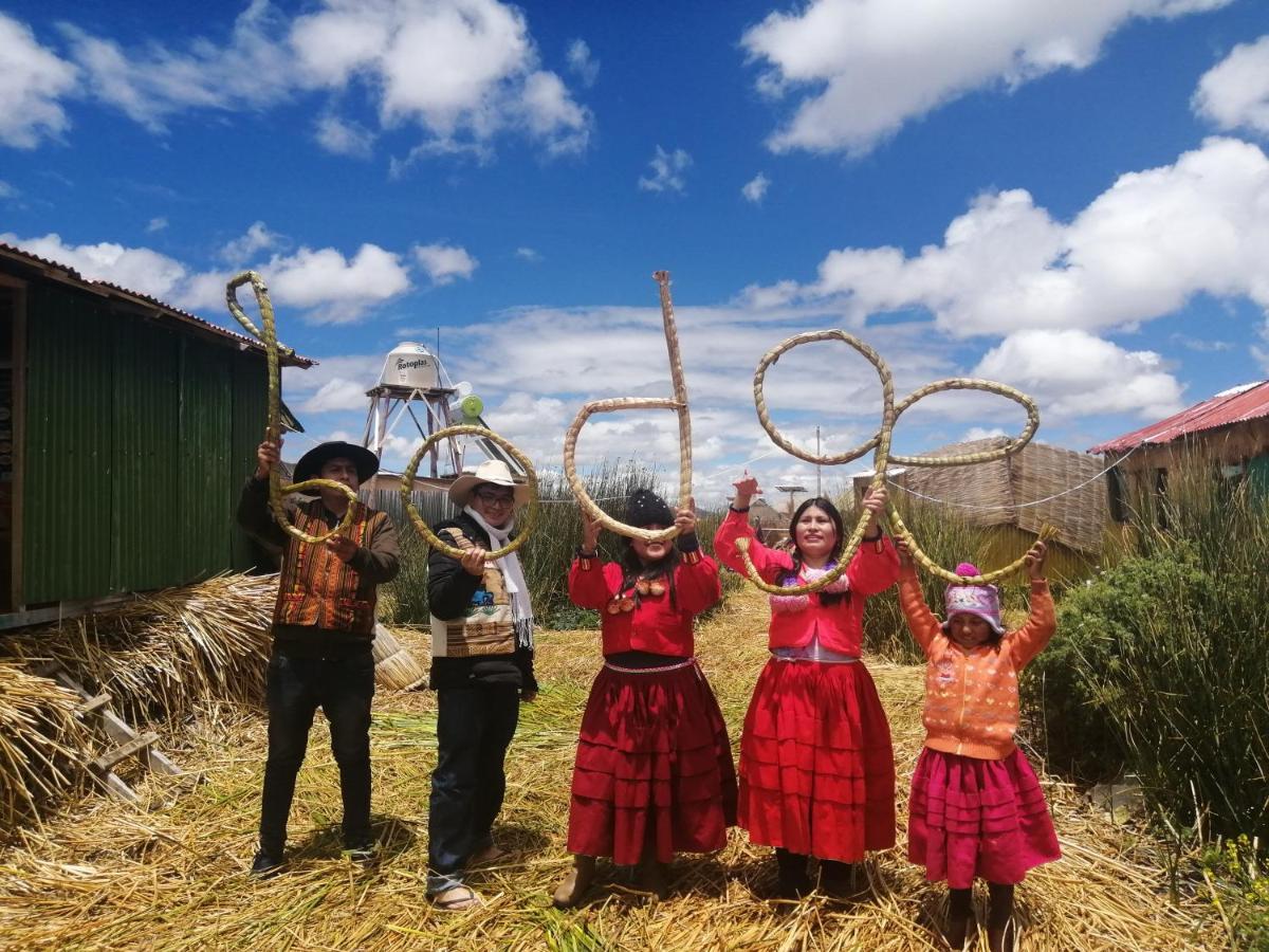 Uros Lodge Lover Titiqaqa Puno Bagian luar foto