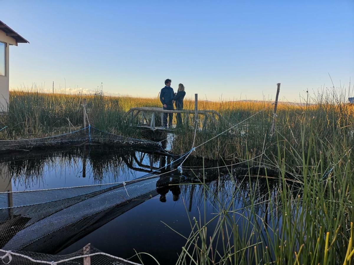 Uros Lodge Lover Titiqaqa Puno Bagian luar foto