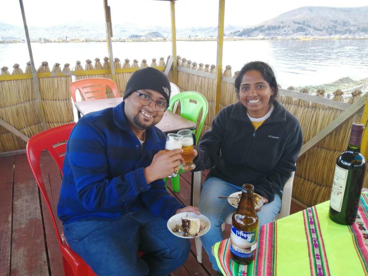 Uros Lodge Lover Titiqaqa Puno Bagian luar foto