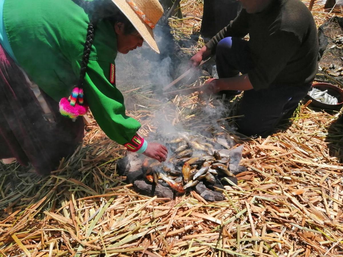 Uros Lodge Lover Titiqaqa Puno Bagian luar foto