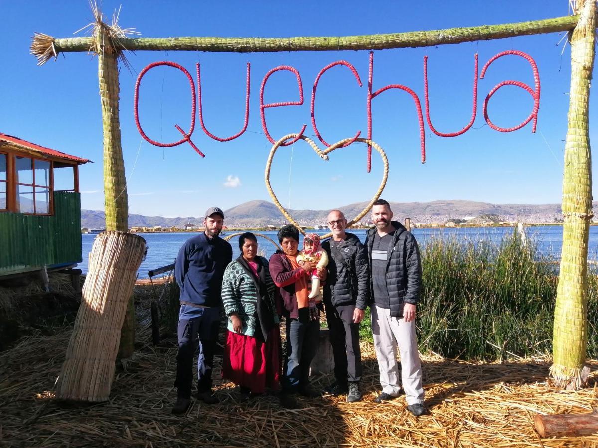 Uros Lodge Lover Titiqaqa Puno Bagian luar foto